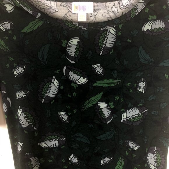 LuLaRoe | Floral Print Bodycon Dress - Picture 2 of 4